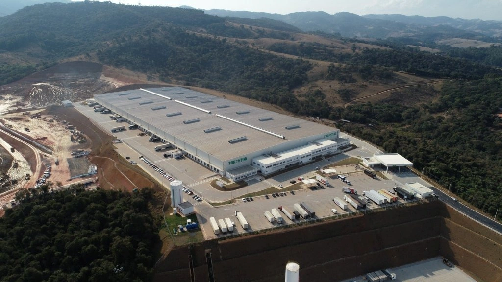 Estrutura de concreto para galpão